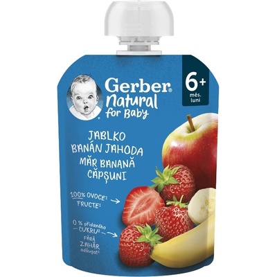 Nestlé Natural kapsička jablko, banán a jahoda 90 g