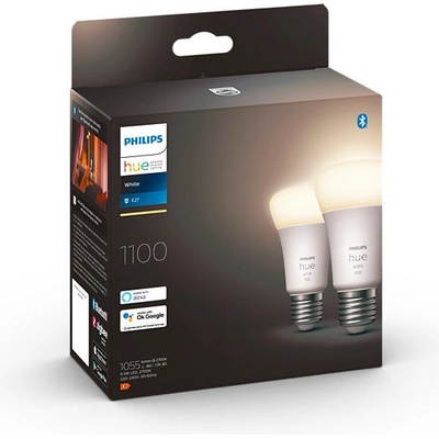 Philips LED žiarovka Hue White 9.5W 1100 E27 2ks
