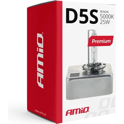 01220 Výbojka xenonová D5S 5000K AMiO PREMIUM