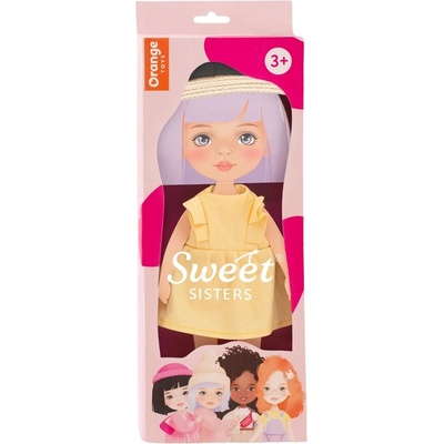 Orange Toys Комплект дрехи за кукла Orange Toys Sweet Sisters - Жълта рокля (S23)