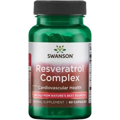 Swanson Resveratrol Complex / + Red Wine & Grape Seed [60 капсули]