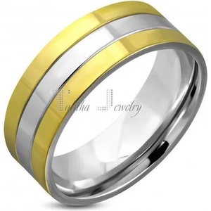 Talitha Двуцветен пръстен - халка - talitha-jewelry - 29,00 лв