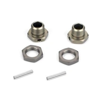 Losi Главина на колелото с гайка анодиран алуминий (2): 8x