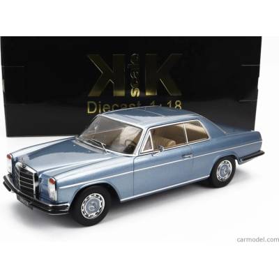 Kk-scale Mercedes benz 280c 8 w114 Coupe 1969 Světle Modrá Met 1:18