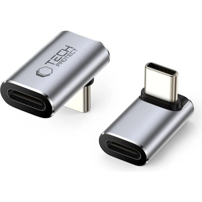 Tech-Protect Ultraboost AA02 USB-C ъглов адаптер - сив (5906302367979)