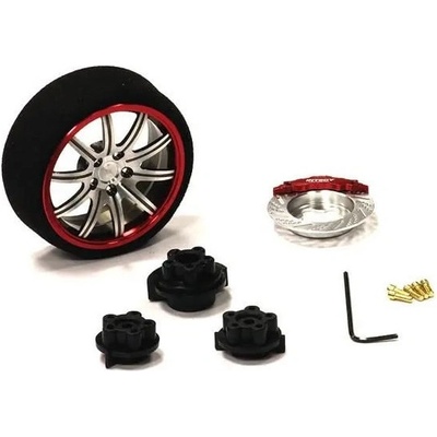 PN Racing Evolution XIII Steering Wheel Set Red & Gunmetal