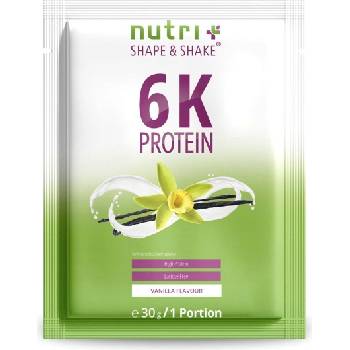 nutri + Пробен размер на веган протеин на прах 6K - Vanilla