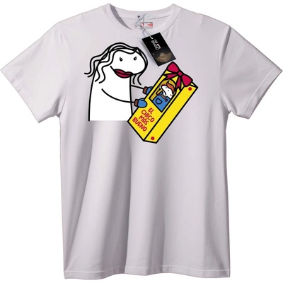 NOONEBRAND Тениска Най-Добрият Момче - 7XL, White