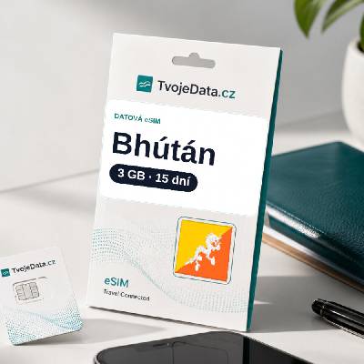 eSIM Bhútán 3 GB / 14 dní