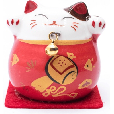 Milujeme Kameny Maneki neko - mávající kočička - Akari - feng shui