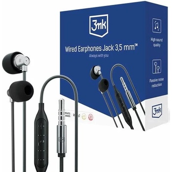 3MK Wired Earphones Jack 3.5mm