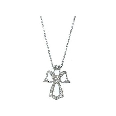 InfinitySilver Strieborný náhrdelník anjel L47653545