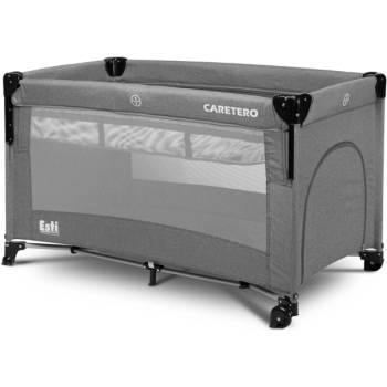 Caretero Сгъваема кошара с падаща страна Esti Graphite Caretero