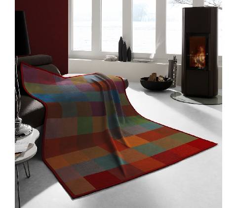 SCANquilt Deka Veluro kocka multi 150x200