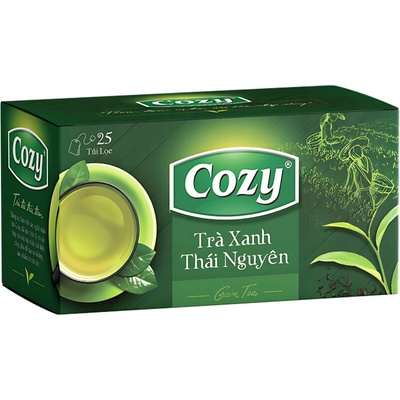 Cozy Zelený čaj Thai Nguyen vietnamský zelený čaj 25 x 2 g