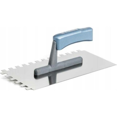 Hladítko nerez, zub 4 mm, 270 x 130 mm, dřevěná rukojeť M