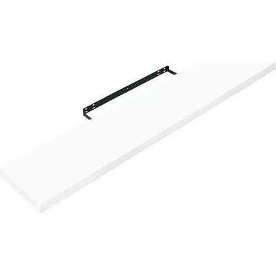 Regalux Nástěnná police XL4, 118 × 24 × 3,8 cm, lamino, bílá lesk 65160