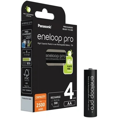 Panasonic Panasonic Eneloop Pro батерия AA, 4 бр (8014666)