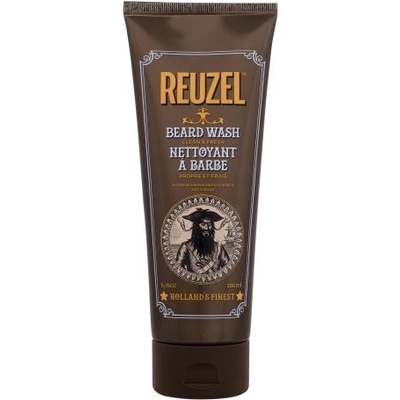 Reuzel Beard Wash Clean & Fresh кремообразен хидратиращ шампоан за брада 200 ml за мъже