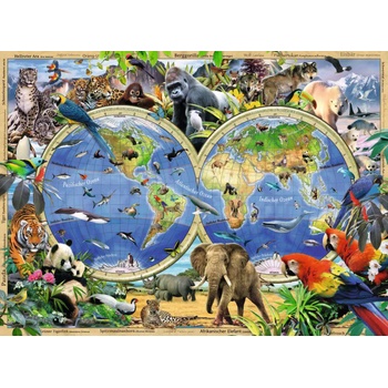 Ravensburger - Puzzle Animals of the Earth XXL - 100 piese