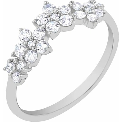 Eppi Kvetinový prsteň s lab grown diamantmi Shauna R44942