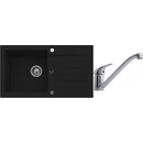 Sety kuchynských drezov a batérií Set Alveus Niro 130 + Riviera