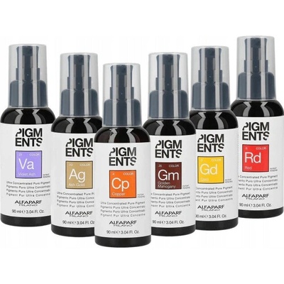 Alfaparf Milano Pigments Color koncentrované kapky s barevnými pigmenty Grey Black 90 ml