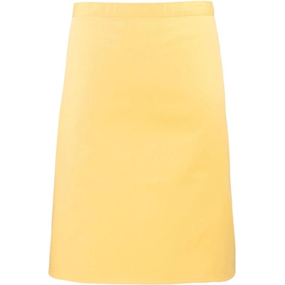 Premier Zástěra Colours PR 151 do pasu krátká COT-39015133899 Citronová