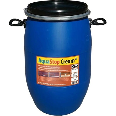 AquaStop Cream 60l injektážní krém pro sanaci zdiva krémovou injektáží proti vlhkosti