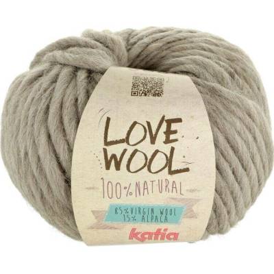 Katia Love Wool 102 hnědo šedá