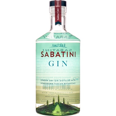 Sabatin London Dry Gin 41,3% 0,7 l (čistá fľaša)