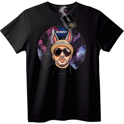 NOONEBRAND Тениска Заек в Космоса - XL, Black