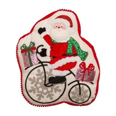 Lamart Vankúš Santa na bicykli 30x40 Palais Royal