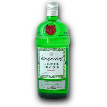 Tanqueray Gin 43,1% 1 l (čistá fľaša)