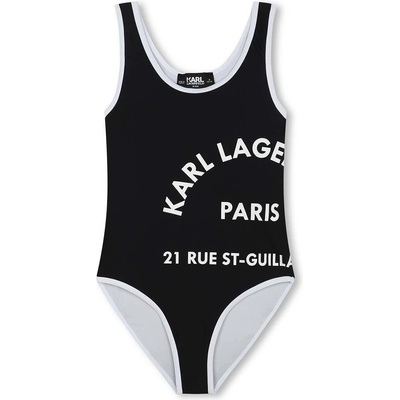 KARL LAGERFELD Детски цял бански Karl Lagerfeld в черно (Z30060.156.162)