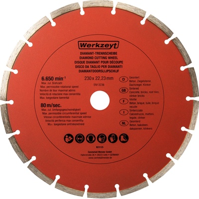 WERKZEYT Diamantový rezný kotúč 230 mm B23125