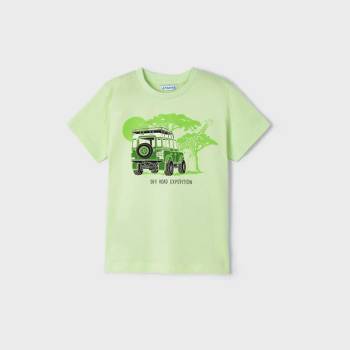 MAYORAL Тениска с къс ръкав off road за момче Майорал в бледо зелено