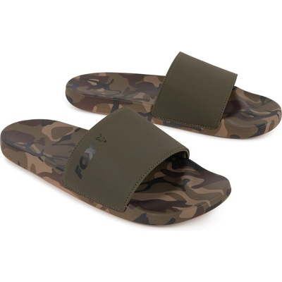 Fox šľapky Khaki/Camo Sliders