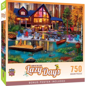 Masterpieces - Puzzle Lazy Days - Cabin in the Cove - 500 piese