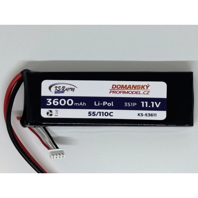 Profimodel KS-Racing Energy Li-Pol baterie 3600mah 11,1V 55/110C