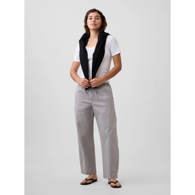 GAP Хаки панталони High Rise easy barrel GAP GAP | Siv | ЖЕНИ | S