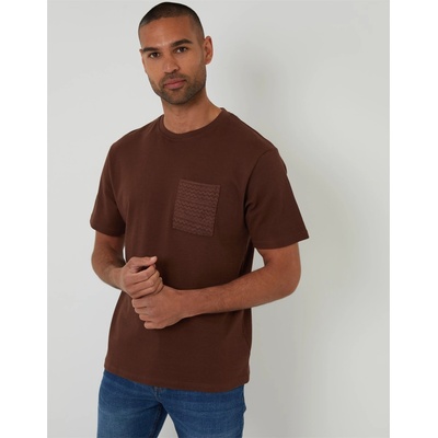 Threadbare Тениска Threadbare Men's Havana Regular Fit T-Shirt - Chestnut