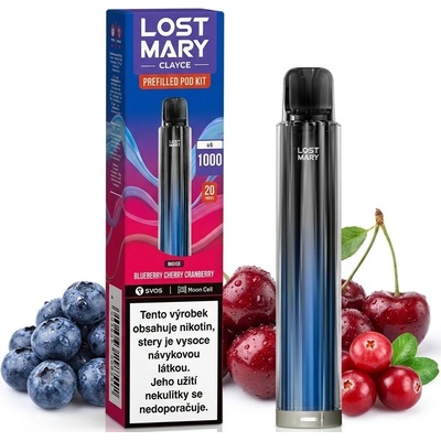 Elf Bar-Lost Mary Glayce Blueberry Cherry Cranberry 500 mAh