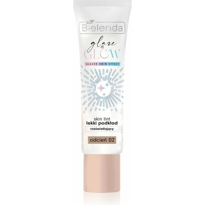 Bielenda Glaze & Glow ľahký make-up s rozjasňujúcim účinkom 02 30 g