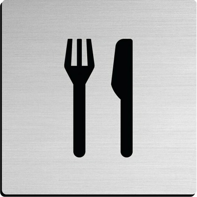 JNF - Piktogram "Restaurace" IN.26.209 - 75 mm - nalepovací