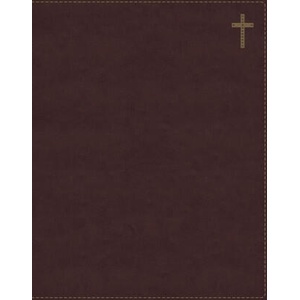 Niv, Journal the Word Bible, Double-Column, Leathersoft, Brown, Red Letter Edition, Comfort Print: Reflect, Take Notes, or Create Art Next to Your Fav (2020)