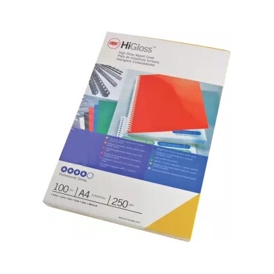 Dosky na väzbu GBC HIGLOSS A4, modré (100)