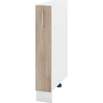 Image 1 of ИРИМ Долен кухненски шкаф бутилиера Сити БФ-Арвен Сонома-11-41 15 см