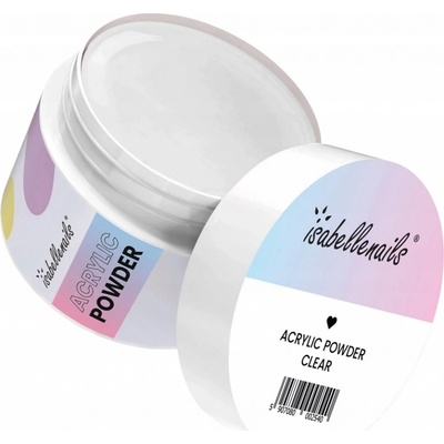 Isabellenails Akrylový prášok bezfarebný 15 ml 70g