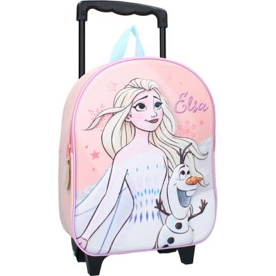Vadobag na kolieskach Frozen 3D II ružový